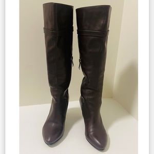 New Knee High Zipped Boots！